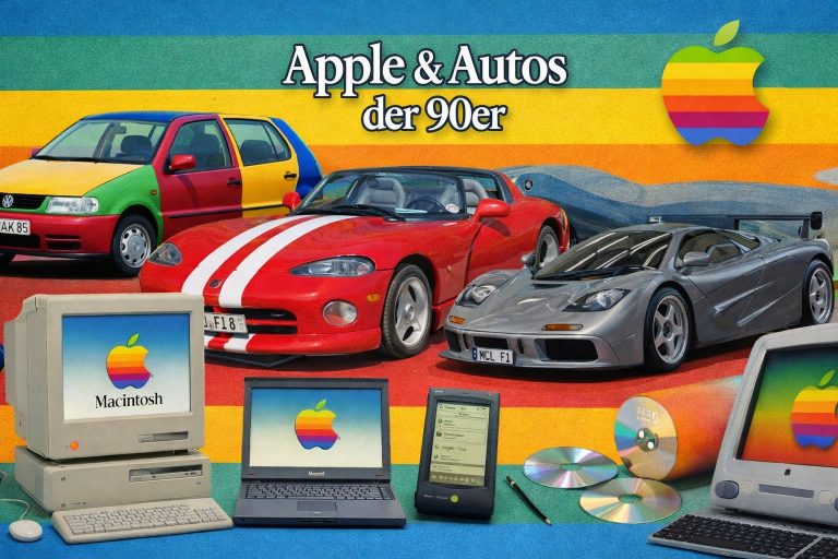 Live im Computermuseum Oldenburg: Die Digisaurier und 50 Jahre Apple — natürlich mit den Brot & Butter Luxusschlitten der Zeit (jetzt die aus den 1990er)