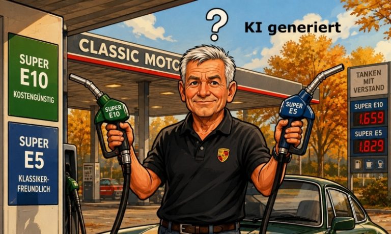 E5 vor dem Aus? Was wir Oldtimerfahrer jetzt über die Zukunft des Kraftstoffs wissen müssen
